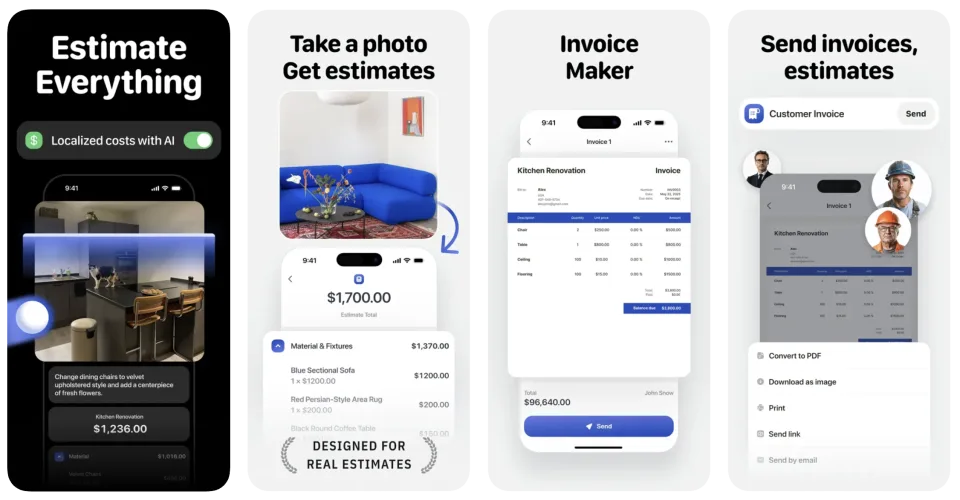 Cost Estimator▸Estimate Maker (iOS) app listing thumbnail