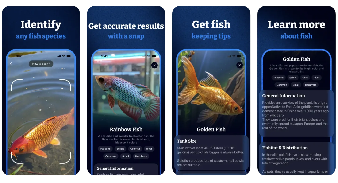 fish Identification: Snap Fish: AI-powered app for instantly identifying fish (iOS) app listing screenshot