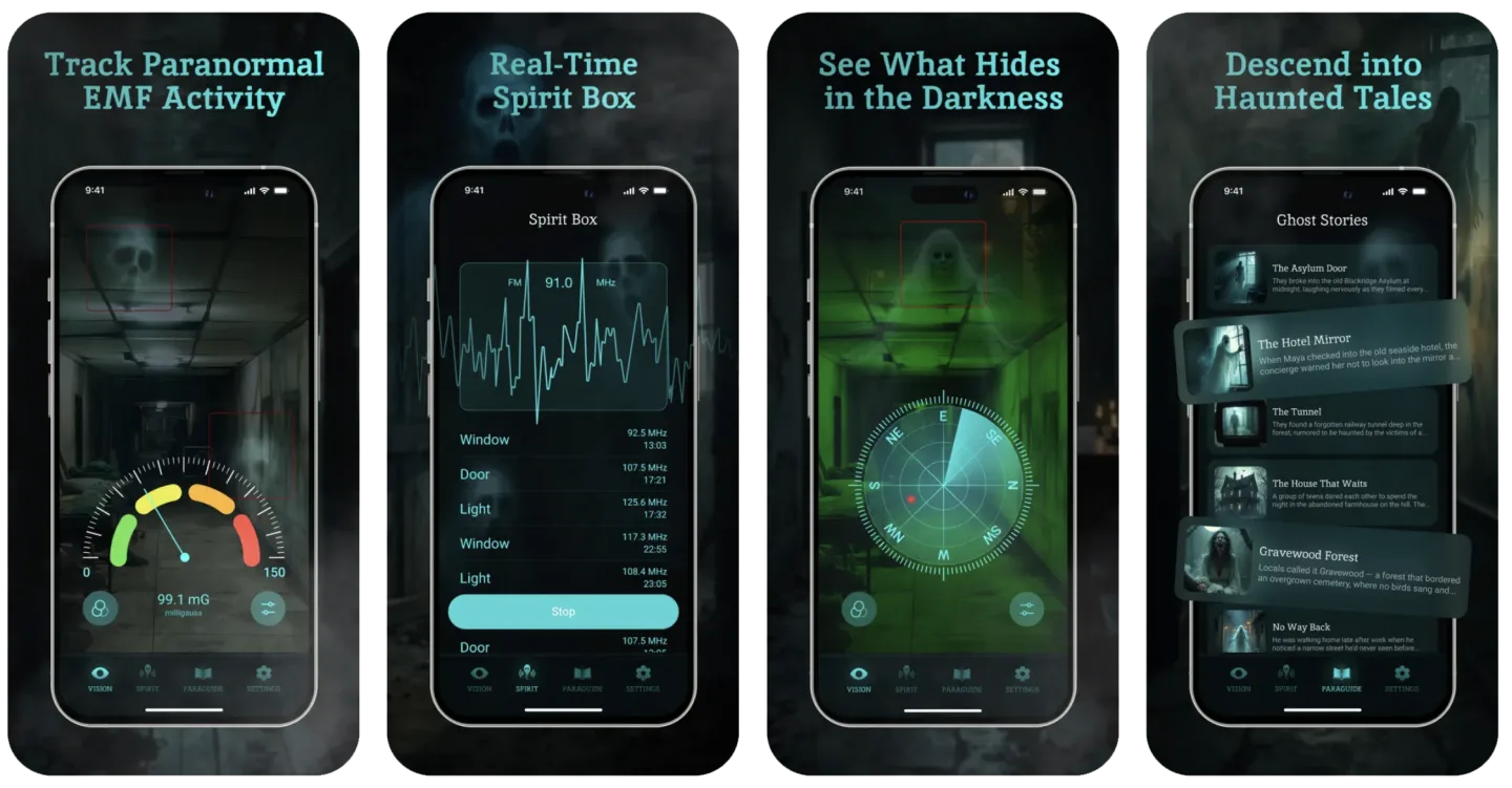 Ghost Detector Spirit Hunting (iOS) app listing screenshot