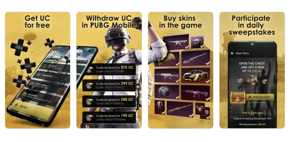 PBGCash – Get UC (Android) app listing thumbnail