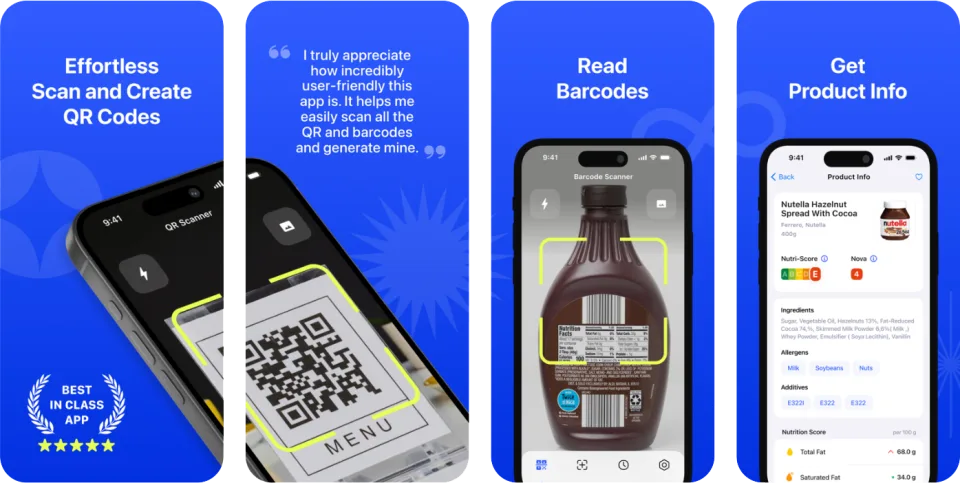 QR Code Reader • Barcode Scan (iOS) app listing thumbnail