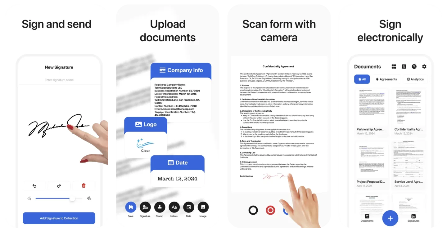 Doc Sign: e-Signature Maker (iOS) app listing screenshot