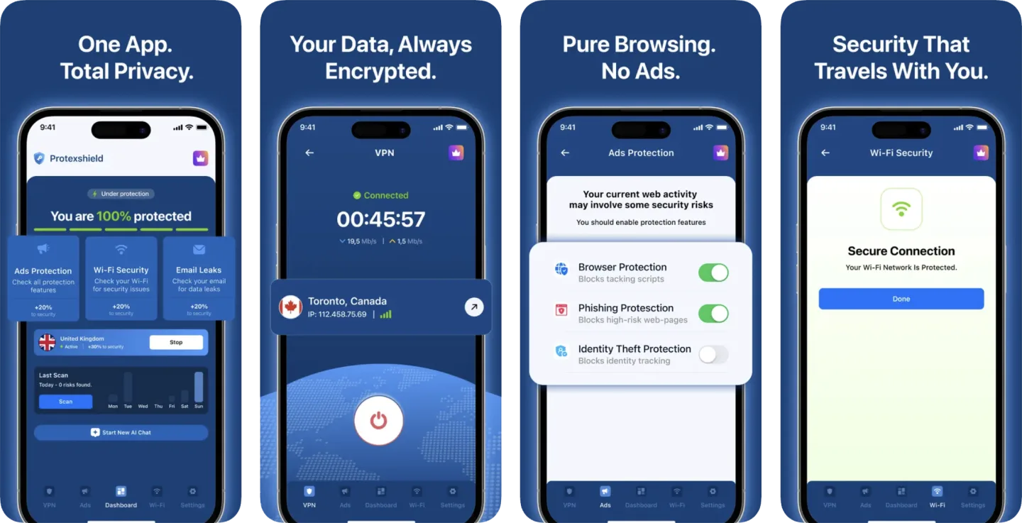 ProtexShield (iOS) app listing screenshot