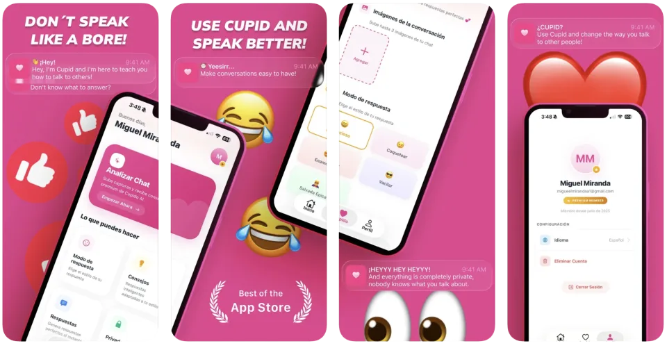 CoupleAI - Flirting Assistant (iOS, Android, Web) app listing thumbnail