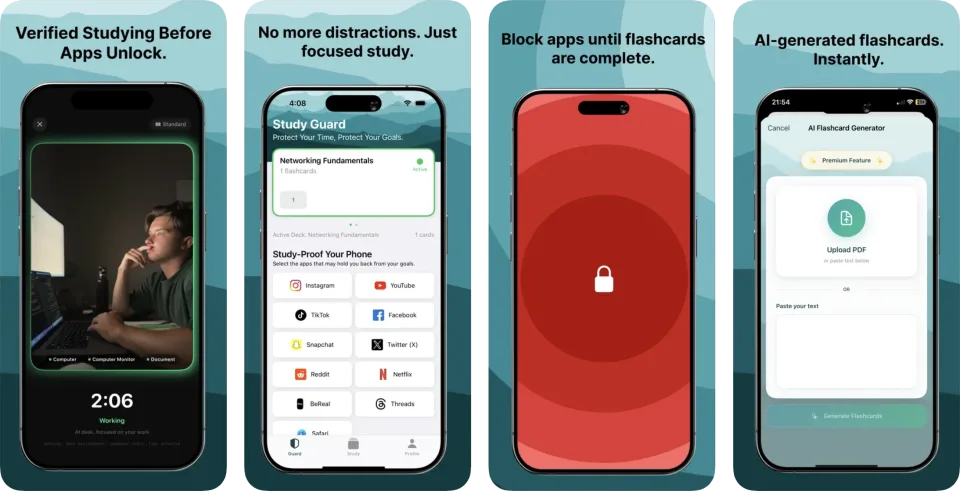 Study Guard: Study & Focus (iOS) app listing thumbnail