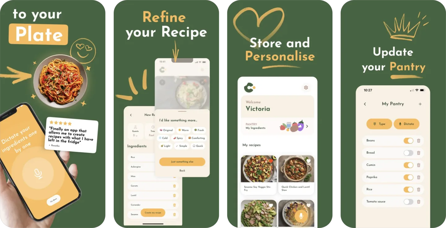 Recipe Maker & Saver - Crumb app listing screenshot
