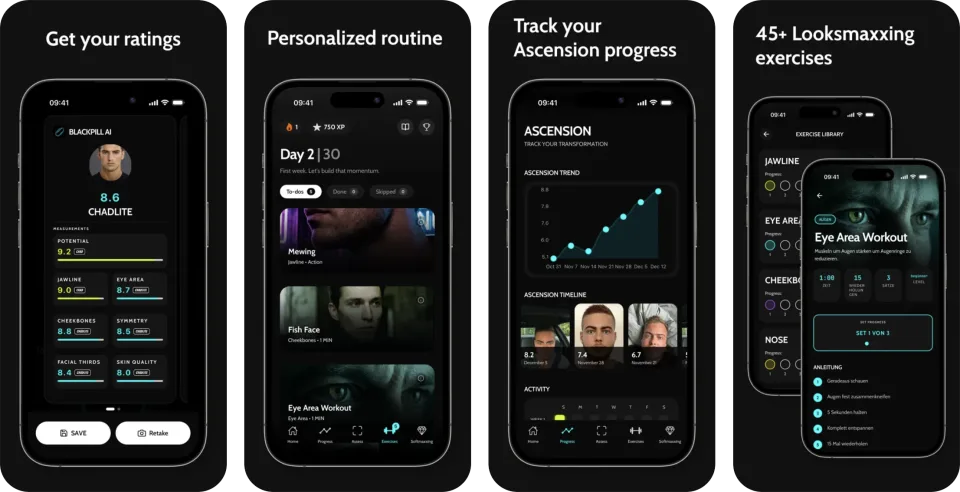 Blackpill AI: Mogged & PSL (iOS) app listing thumbnail