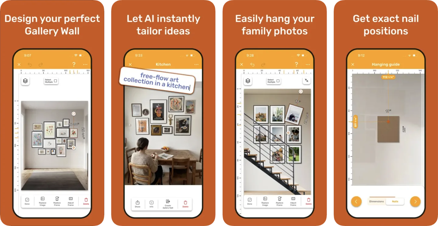 Room Planner - GalleryWall (iOS) app listing screenshot