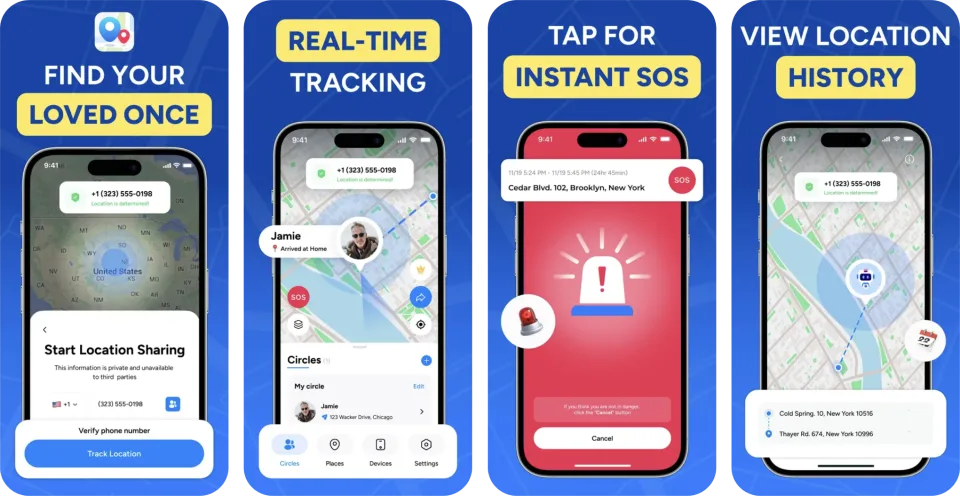 Location Tracker: GPS Phone (iOS) app listing thumbnail