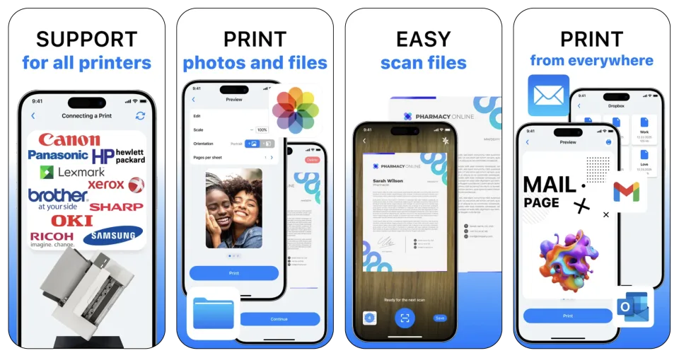Smart Printer: Air Print app. (iOS) app listing thumbnail